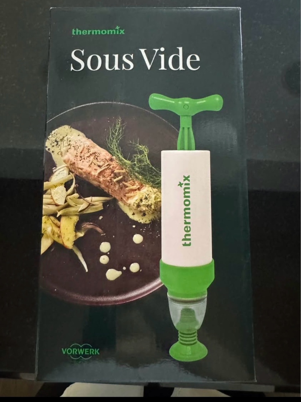 Thermomix Green and White Sous Vide Vacuum Sealer